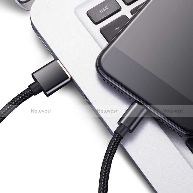 Charger USB Data Cable Charging Cord L02 for Apple iPhone 5C Black