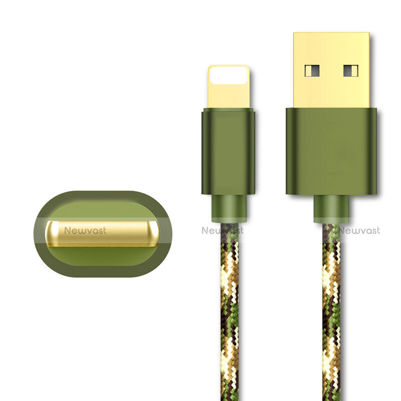 Charger USB Data Cable Charging Cord L03 for Apple iPhone 14 Green