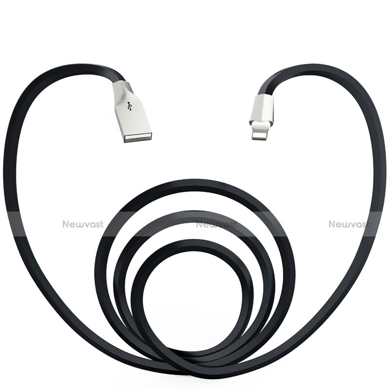 Charger USB Data Cable Charging Cord L06 for Apple iPhone 13 Black