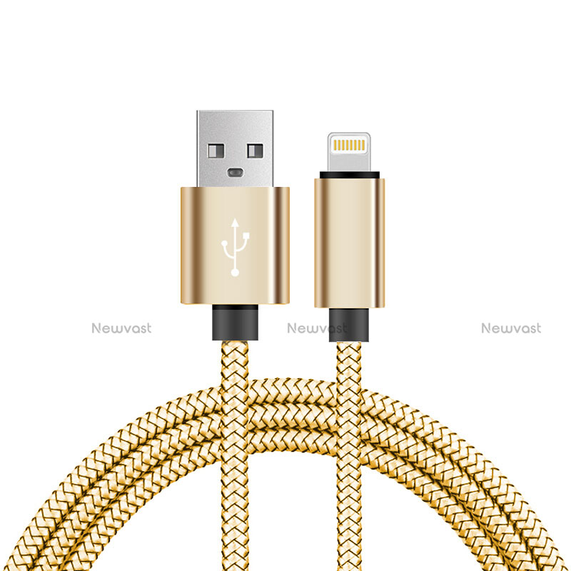 Charger USB Data Cable Charging Cord L07 for Apple iPhone 13 Pro Gold