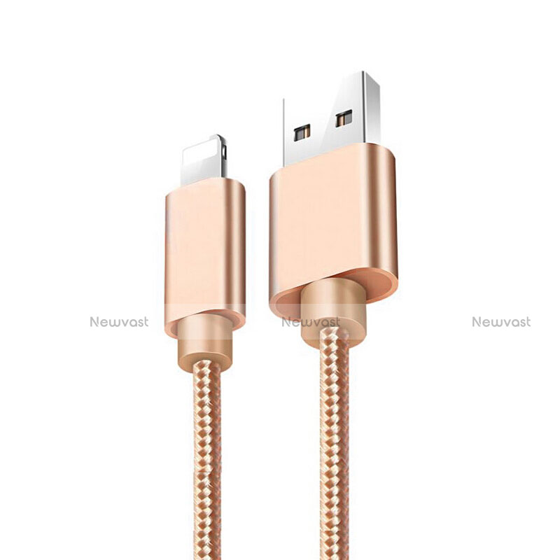 Charger USB Data Cable Charging Cord L08 for Apple iPhone 12 Mini Gold