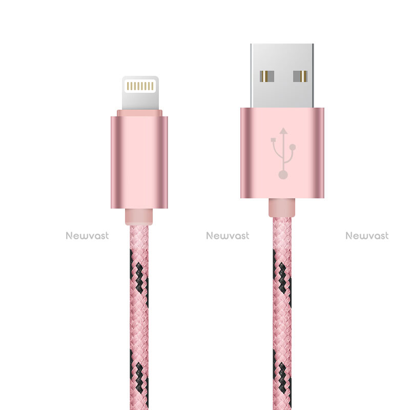 Charger USB Data Cable Charging Cord L10 for Apple iPad Air Pink