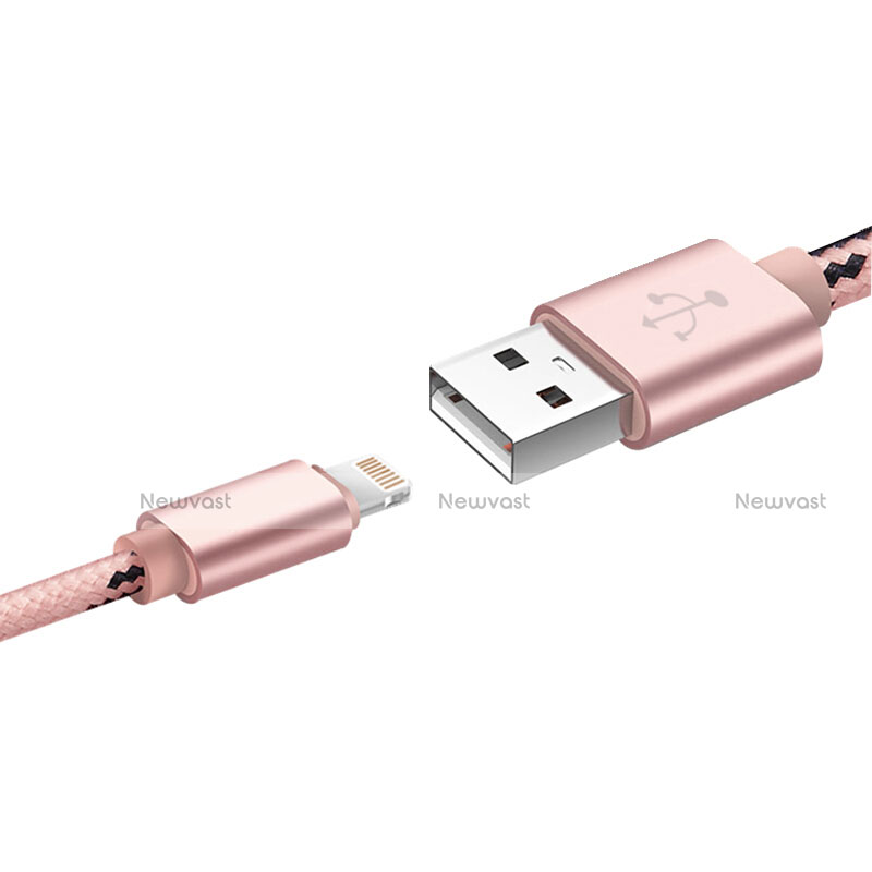 Charger USB Data Cable Charging Cord L10 for Apple iPad Air Pink