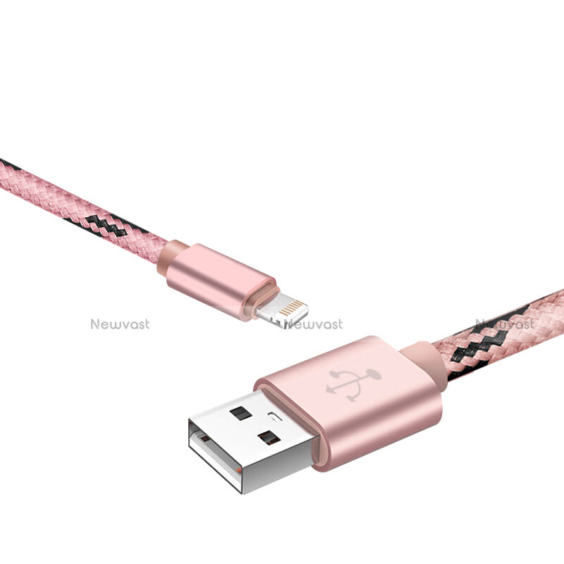 Charger USB Data Cable Charging Cord L10 for Apple iPad Air Pink