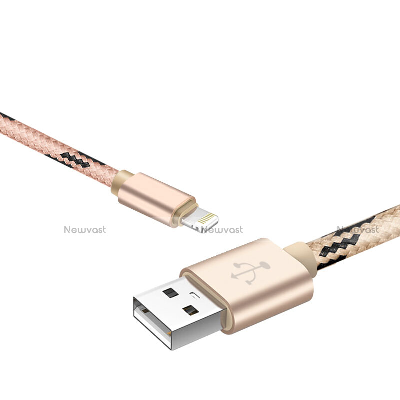 Charger USB Data Cable Charging Cord L10 for Apple iPhone 11 Pro Gold