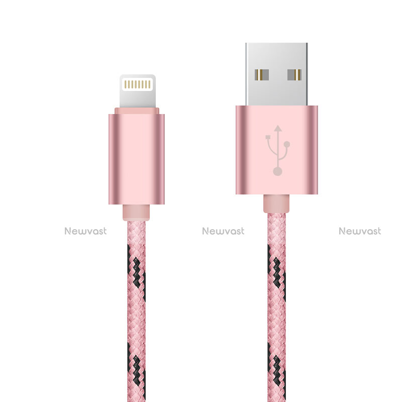 Charger USB Data Cable Charging Cord L10 for Apple iPhone 12 Pink