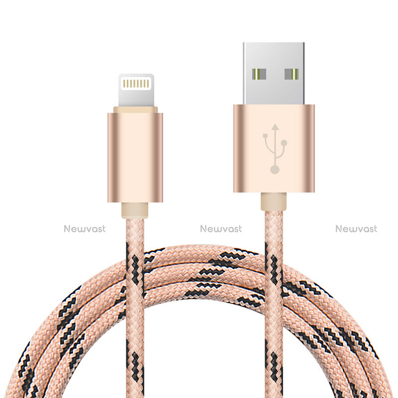 Charger USB Data Cable Charging Cord L10 for Apple iPhone 14 Gold