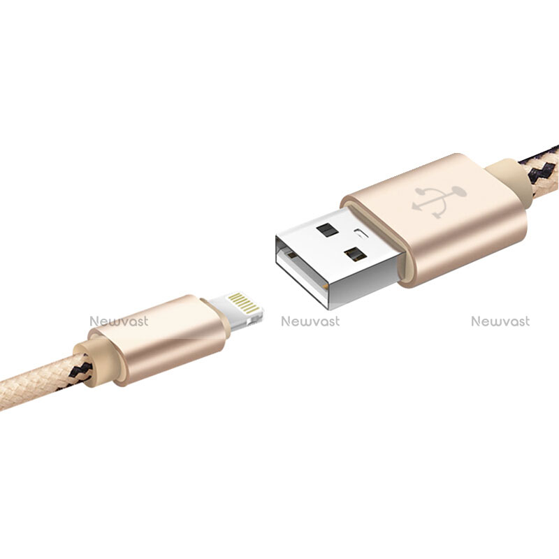 Charger USB Data Cable Charging Cord L10 for Apple iPhone 14 Gold