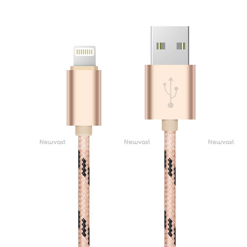 Charger USB Data Cable Charging Cord L10 for Apple iPhone 14 Plus Gold
