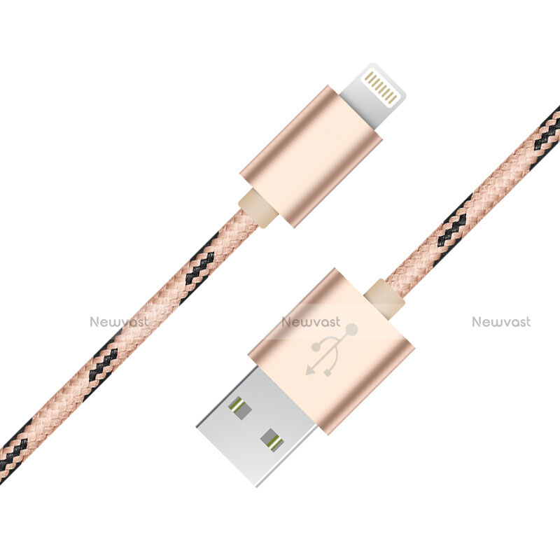 Charger USB Data Cable Charging Cord L10 for Apple iPhone 14 Pro Gold