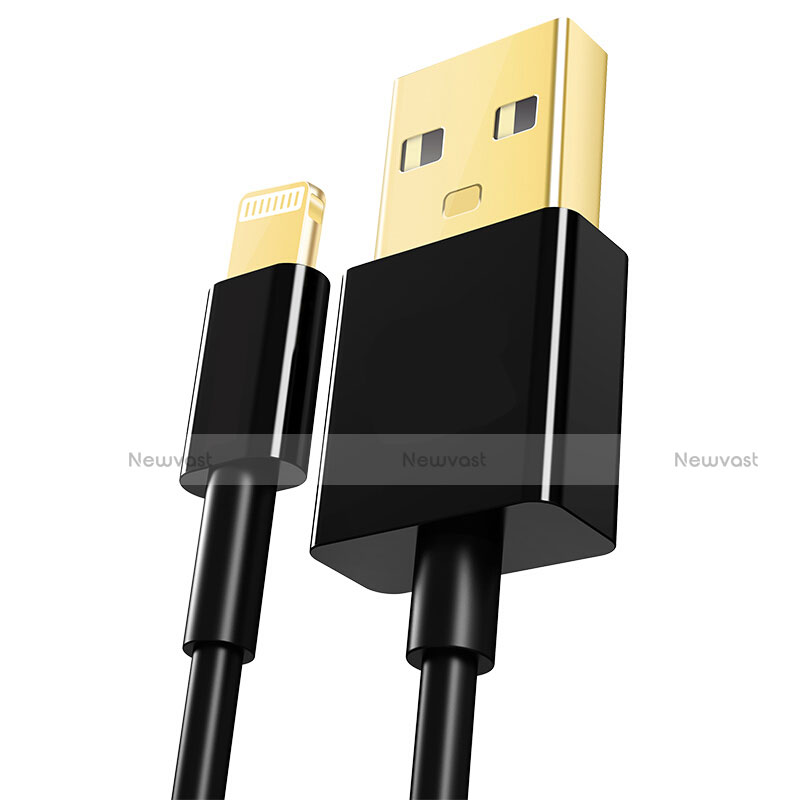 Charger USB Data Cable Charging Cord L12 for Apple iPhone 12 Black