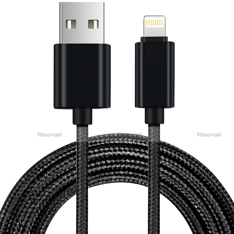 Charger USB Data Cable Charging Cord L13 for Apple iPad Air Black