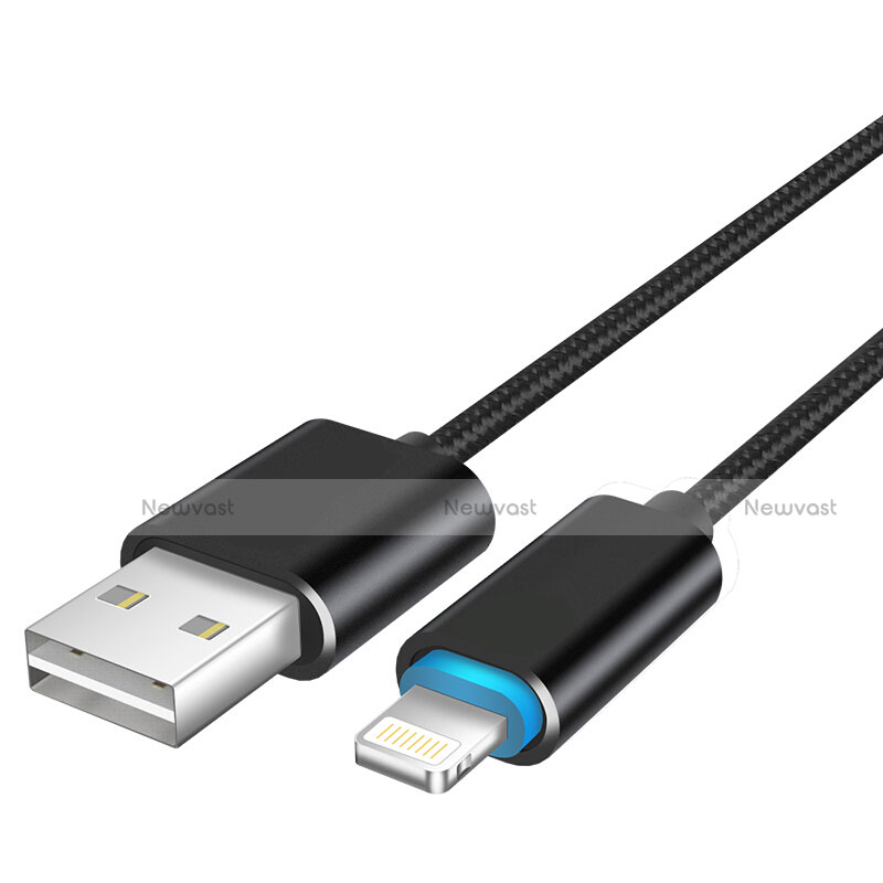 Charger USB Data Cable Charging Cord L13 for Apple iPad Pro 12.9 (2020) Black