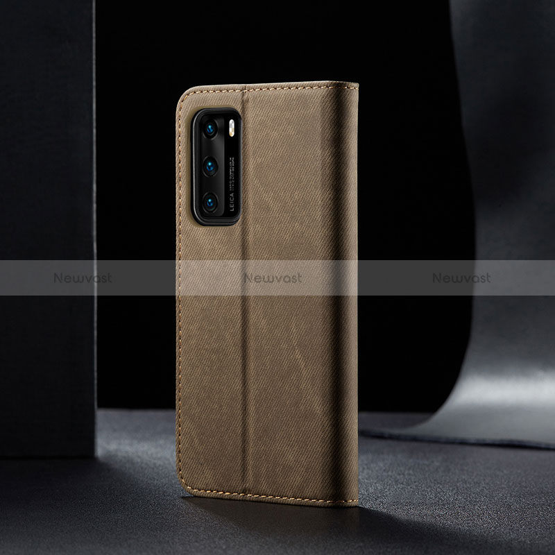 Cloth Case Stands Flip Cover B01S for Huawei P40