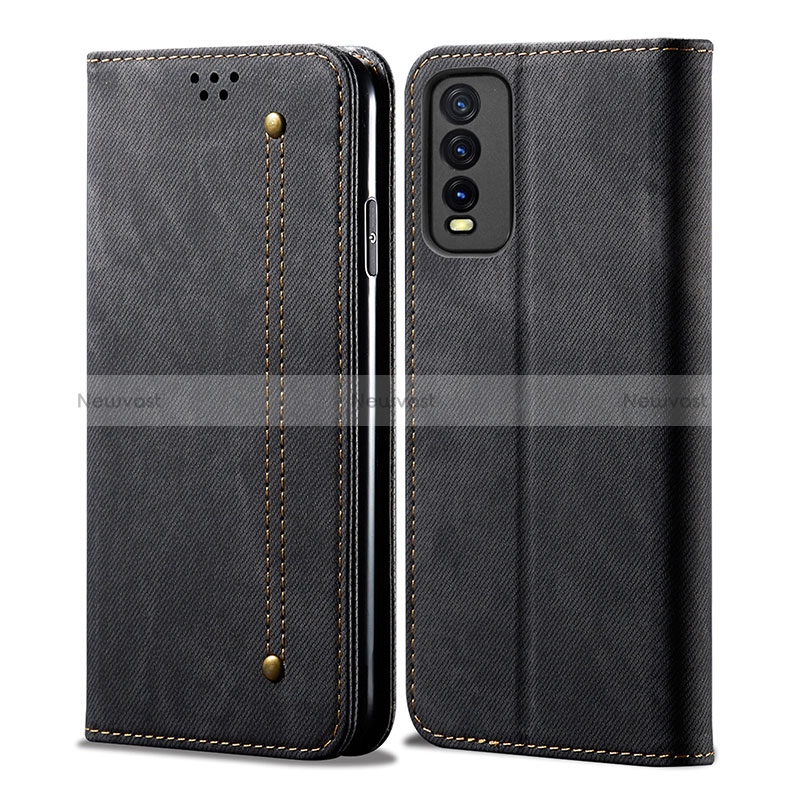 Cloth Case Stands Flip Cover B01S for Vivo Y11s