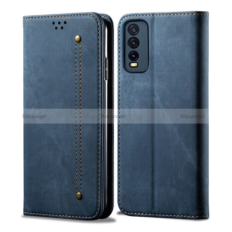 Cloth Case Stands Flip Cover B01S for Vivo Y20s