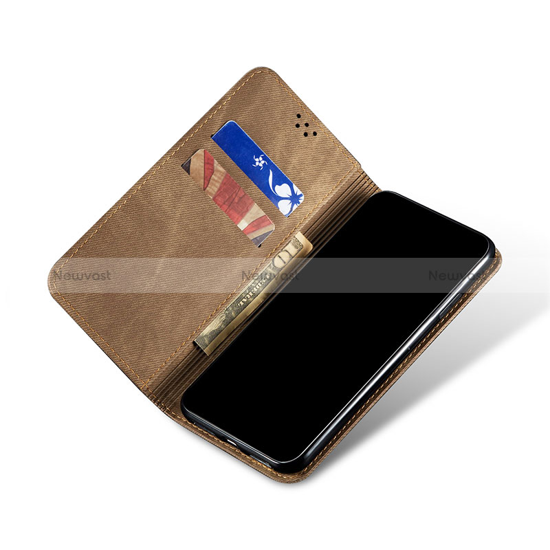 Cloth Case Stands Flip Cover B01S for Xiaomi Mi Note 10 Lite