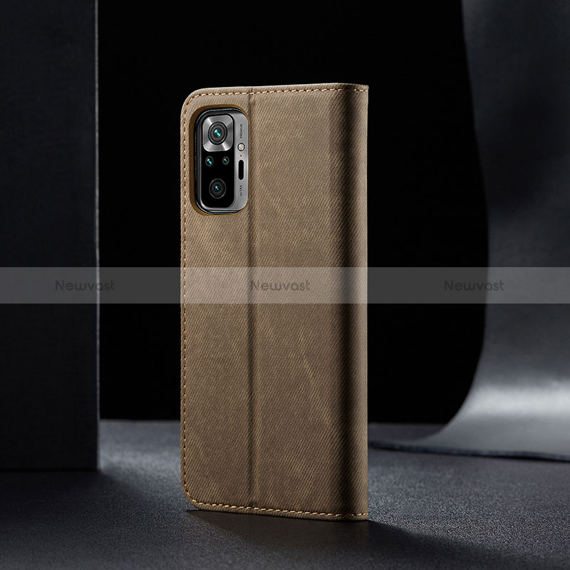 Cloth Case Stands Flip Cover B01S for Xiaomi Poco M5S