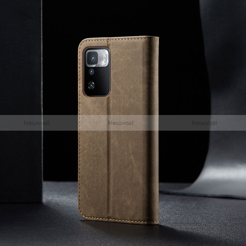 Cloth Case Stands Flip Cover B01S for Xiaomi Poco X3 GT 5G