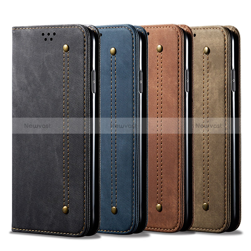 Cloth Case Stands Flip Cover B01S for Xiaomi Redmi Note 9