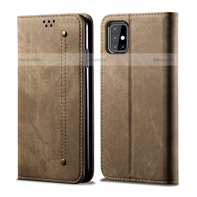 Cloth Case Stands Flip Cover B02S for Samsung Galaxy M31s