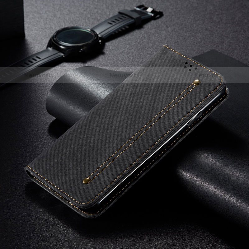 Cloth Case Stands Flip Cover B02S for Samsung Galaxy S21 Ultra 5G