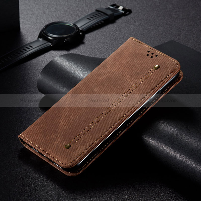Cloth Case Stands Flip Cover B02S for Samsung Galaxy S22 Plus 5G