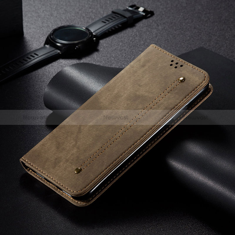 Cloth Case Stands Flip Cover B02S for Samsung Galaxy S22 Plus 5G