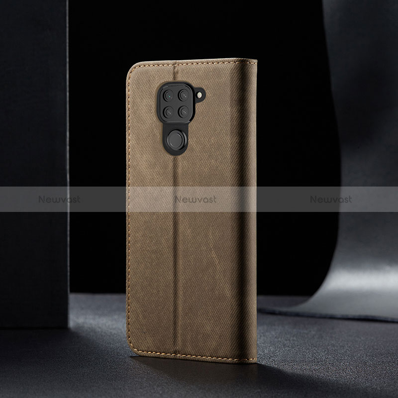 Cloth Case Stands Flip Cover B02S for Xiaomi Redmi Note 9