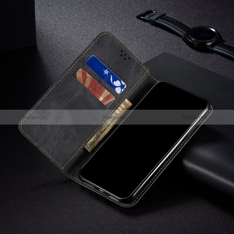 Cloth Case Stands Flip Cover B02S for Xiaomi Redmi Note 9 Pro