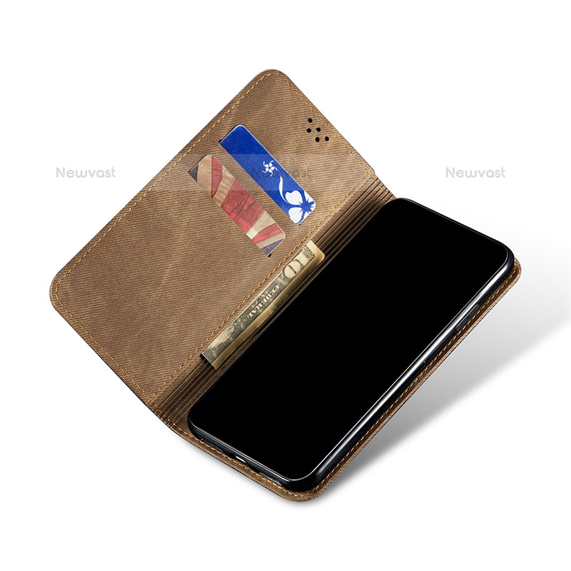 Cloth Case Stands Flip Cover B03S for Samsung Galaxy S21 5G