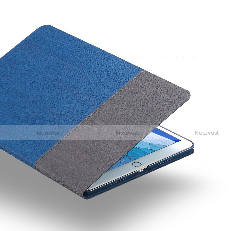 Cloth Case Stands Flip Cover for Apple iPad Air 3 Blue