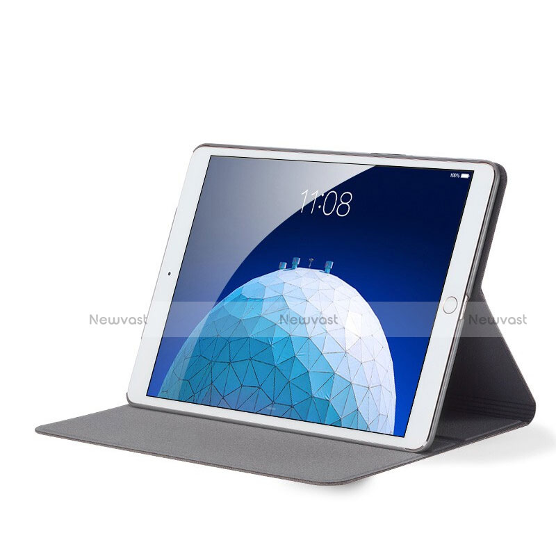 Cloth Case Stands Flip Cover for Apple iPad New Air (2019) 10.5 Gray