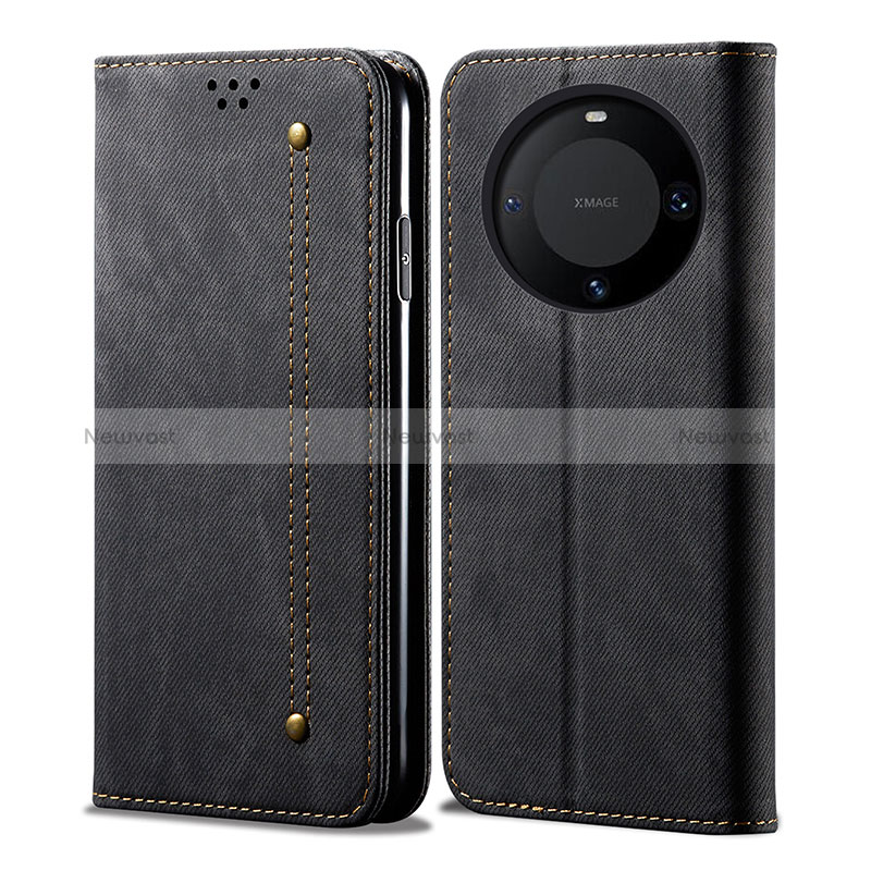 Cloth Case Stands Flip Cover for Huawei Mate 60 Pro+ Plus