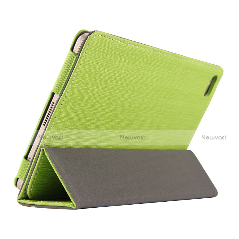 Cloth Case Stands Flip Cover for Huawei Mediapad M2 8 M2-801w M2-803L M2-802L Green