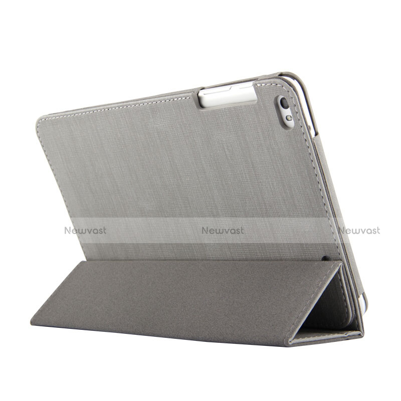 Cloth Case Stands Flip Cover for Huawei Mediapad T1 10 Pro T1-A21L T1-A23L Gray