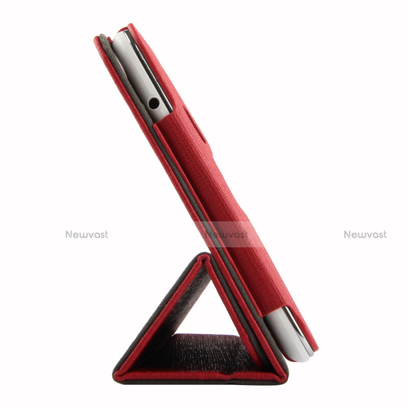 Cloth Case Stands Flip Cover for Huawei Mediapad T1 10 Pro T1-A21L T1-A23L Red