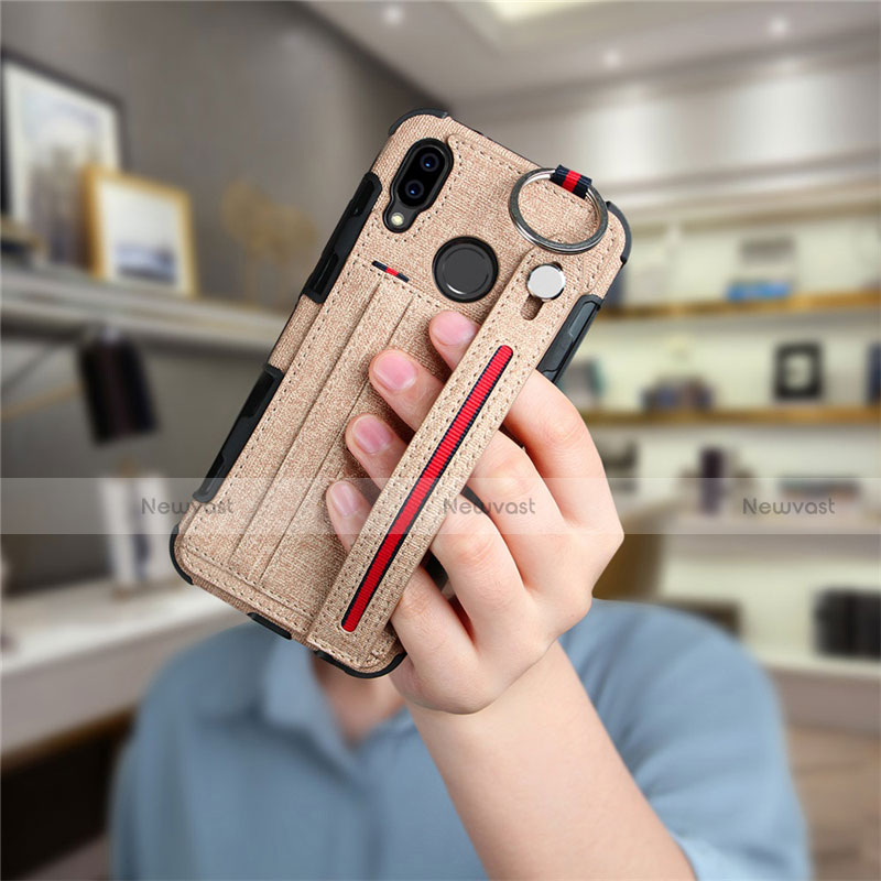 Cloth Case Stands Flip Cover for Huawei Nova 3e