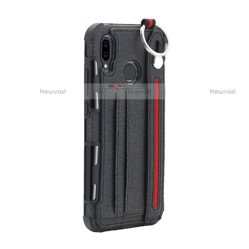 Cloth Case Stands Flip Cover for Huawei P20 Lite
