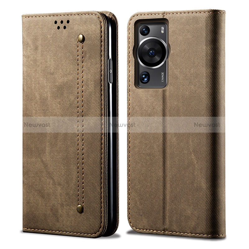 Cloth Case Stands Flip Cover for Huawei P60