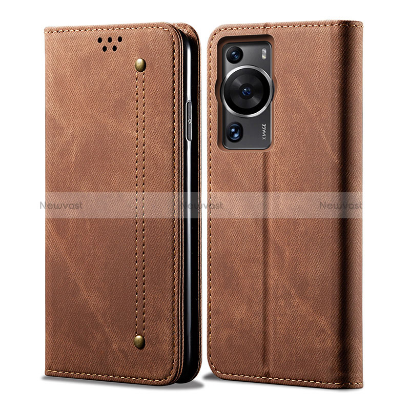 Cloth Case Stands Flip Cover for Huawei P60