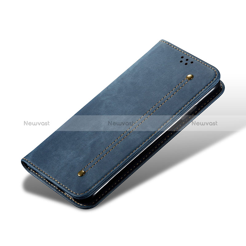 Cloth Case Stands Flip Cover for Huawei P60 Pro