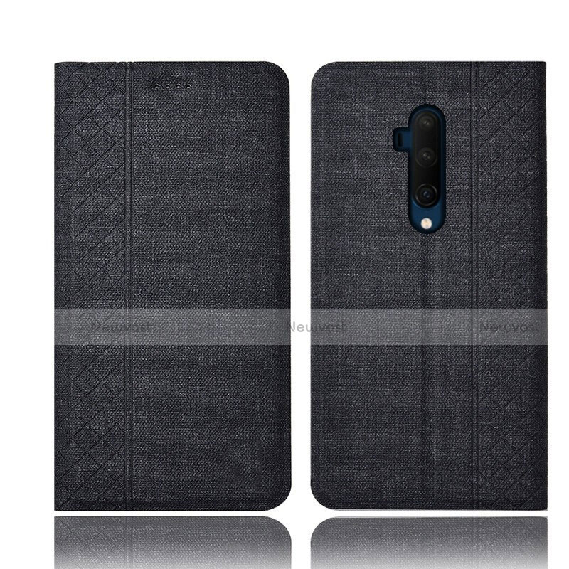 Cloth Case Stands Flip Cover for OnePlus 7T Pro