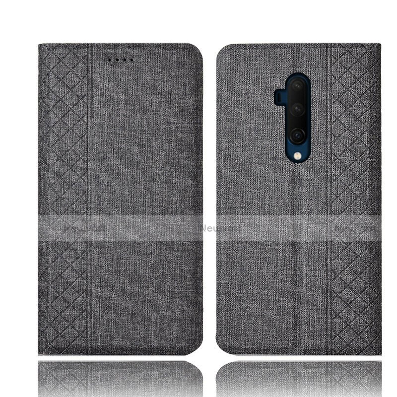 Cloth Case Stands Flip Cover for OnePlus 7T Pro 5G