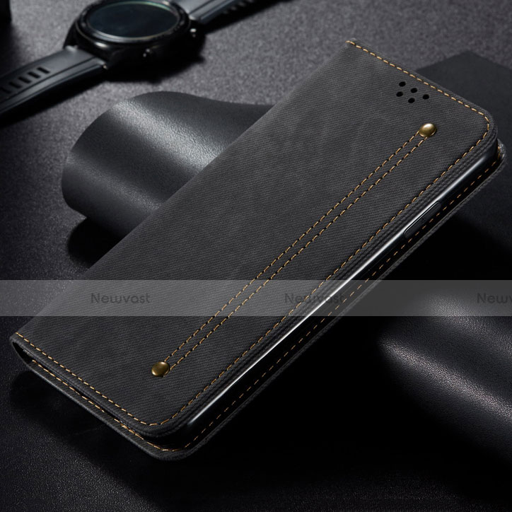 Cloth Case Stands Flip Cover for OnePlus 8 Pro