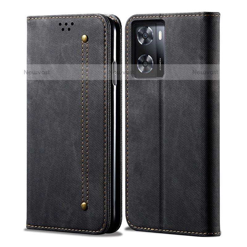 Cloth Case Stands Flip Cover for OnePlus Nord N300 5G