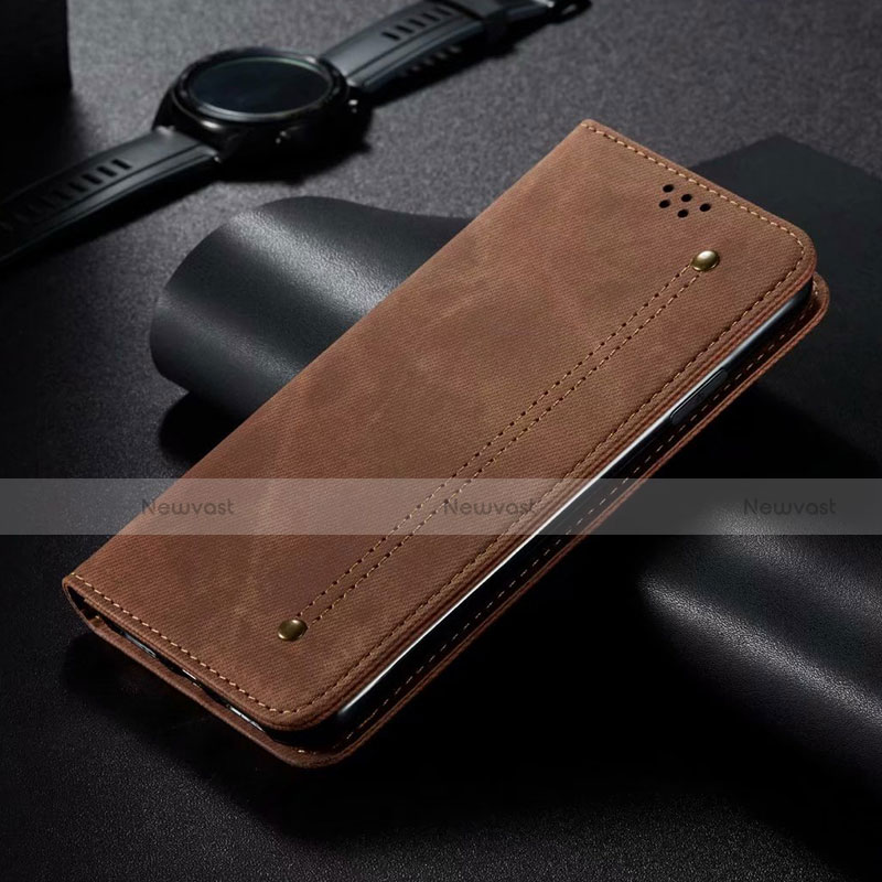 Cloth Case Stands Flip Cover for Oppo A12