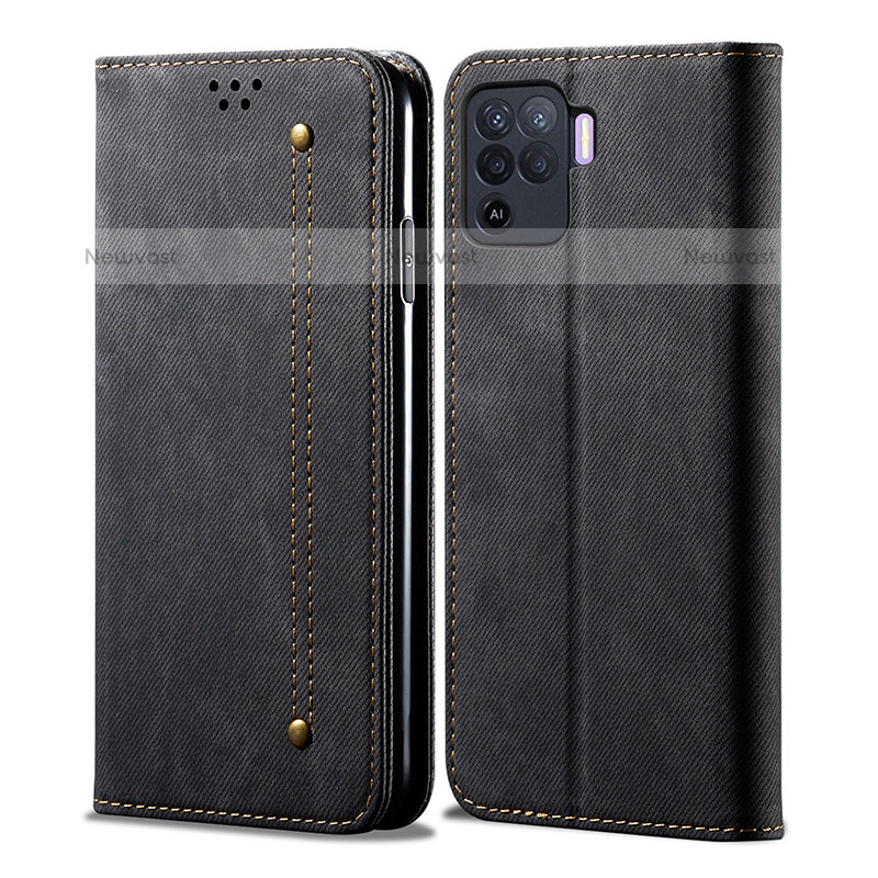 Cloth Case Stands Flip Cover for Oppo A94 4G