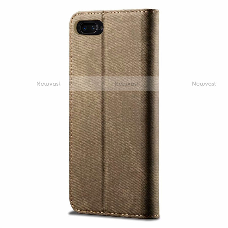 Cloth Case Stands Flip Cover for Oppo AX5