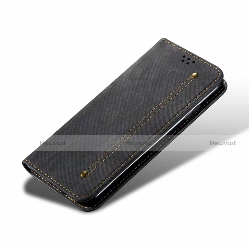 Cloth Case Stands Flip Cover for Oppo Reno4 Lite